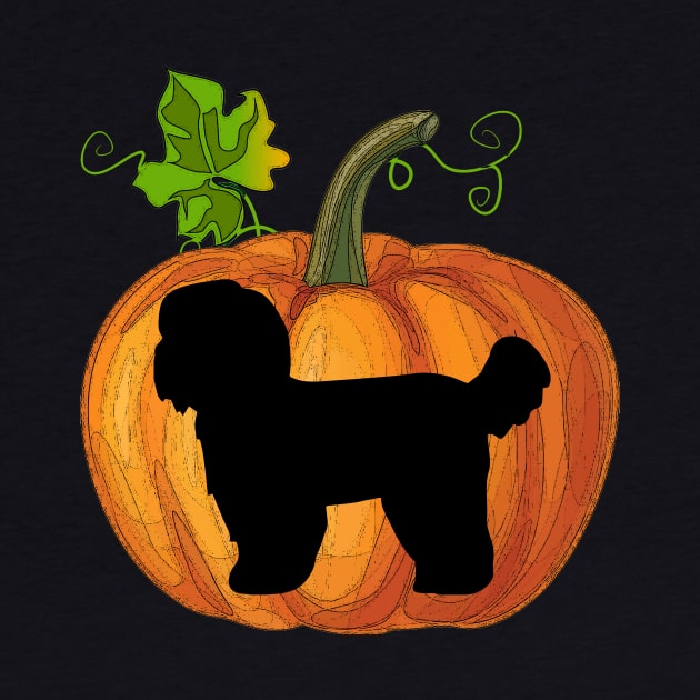 Shih tzu in pumpkin by Flavie Kertzmann